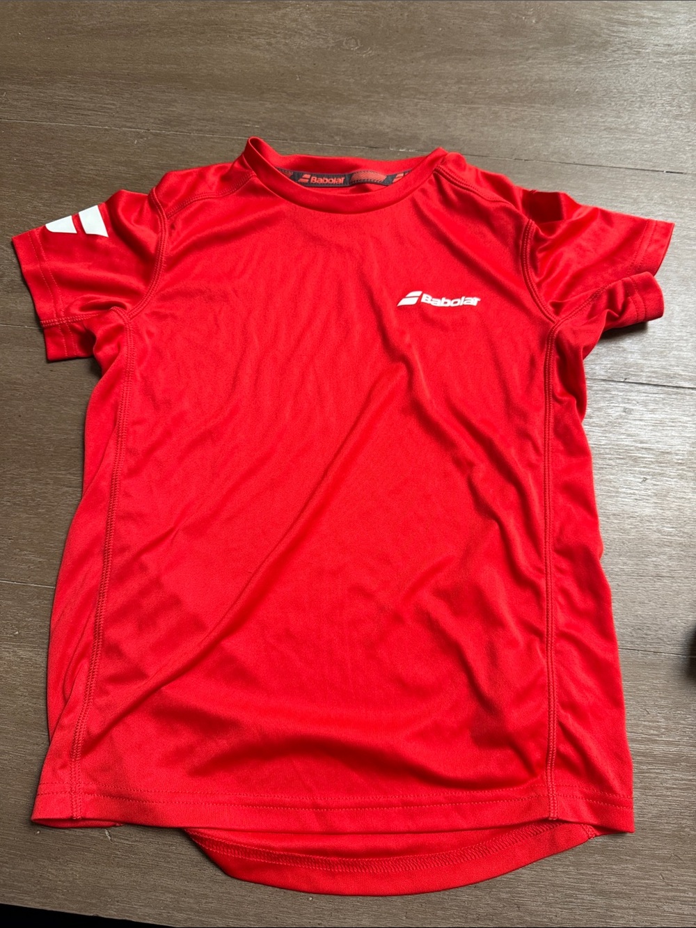 Babolat Kids' Red Short-Sleeve Athletic Tee